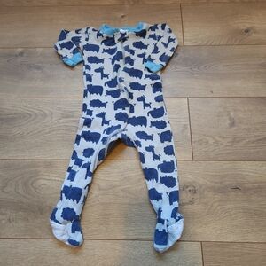 12m Boys Jungle footie Pajamas